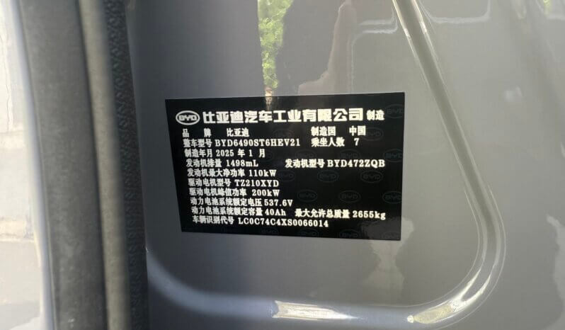 
								BYD比亚迪 唐新能源 2025款 DM-i 115KM 尊贵型 full									